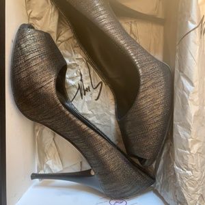 Giuzeppe Zanotti printed glitter accents pumps IT 39. US 9